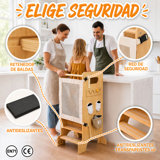 Torre de Aprendizaje Montessori 5 en 1