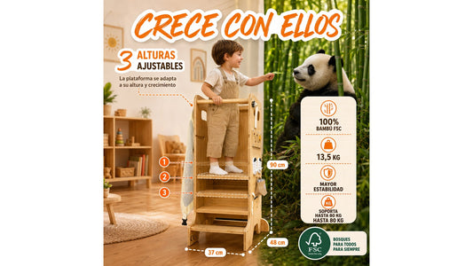¿Desde qué edad se puede usar una torre de aprendizaje?