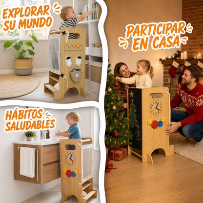 Tour d'apprentissage Montessori 5 en 1