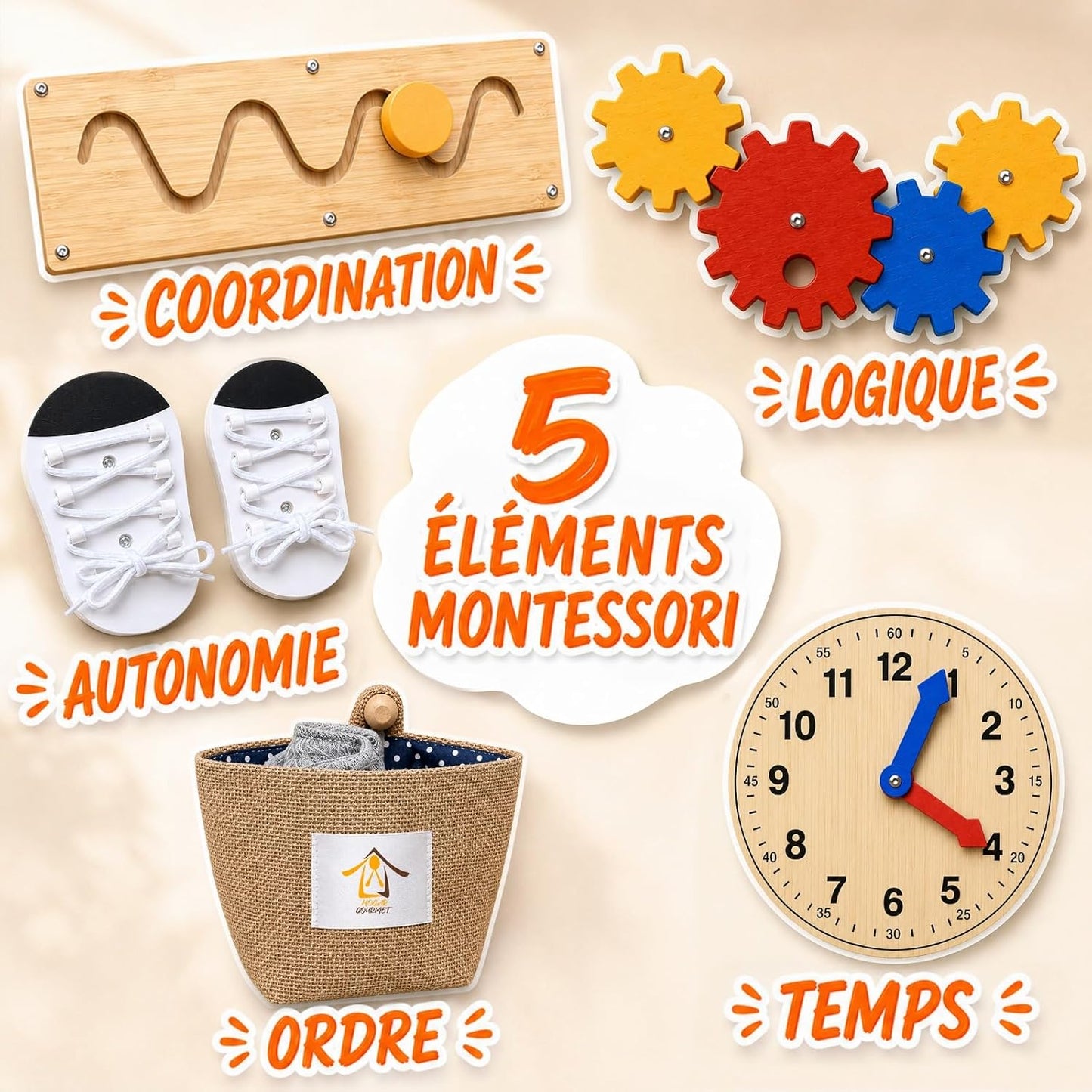 Tour d Observation Enfant 5 en 1 en Bambou Écologique Tour d'observation Montessori pour Bébé avec Tableau Noir Transformable en Rampe - Apprentissage, Évolutive, Réglable