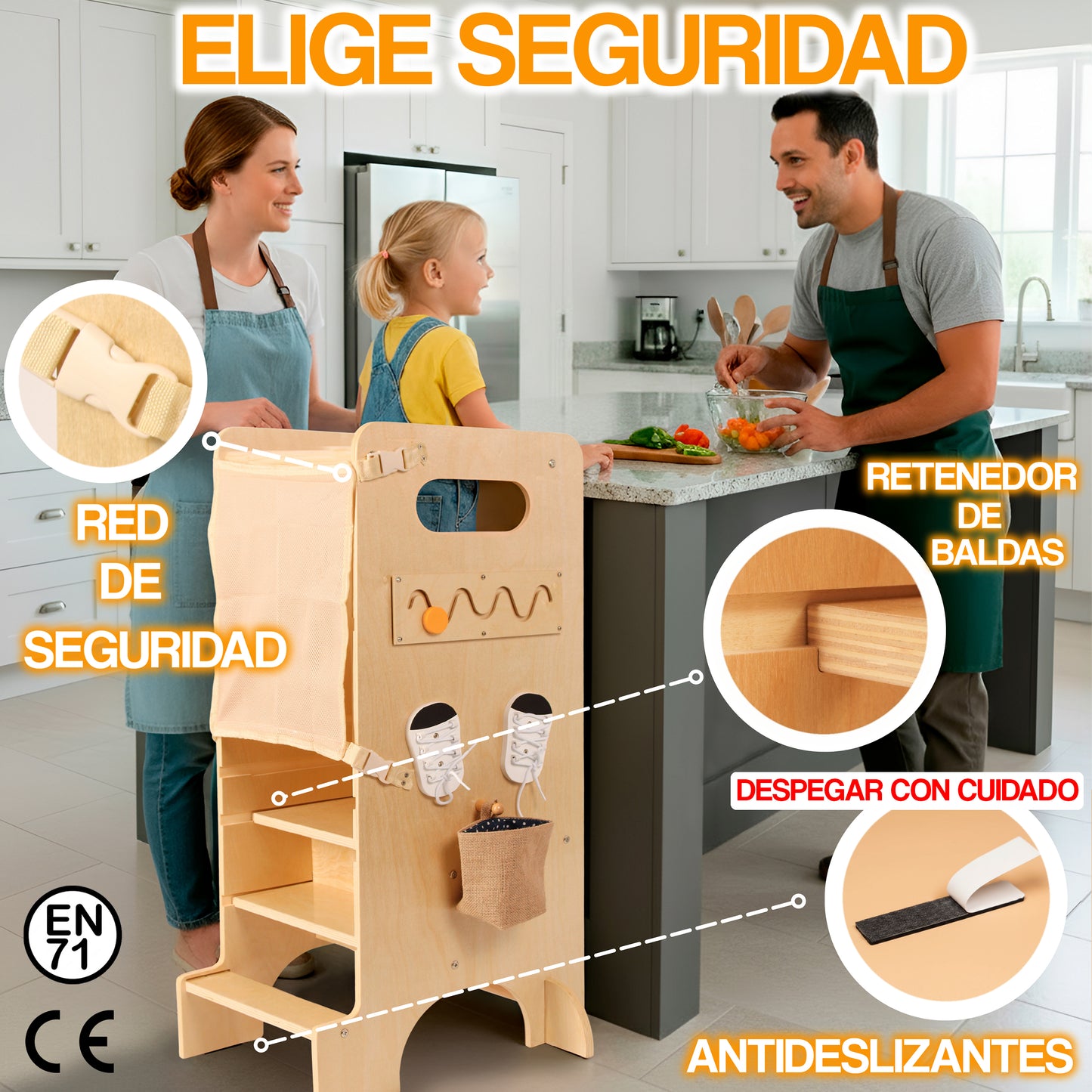 Torre de Aprendizaje Multifuncional 5 en 1