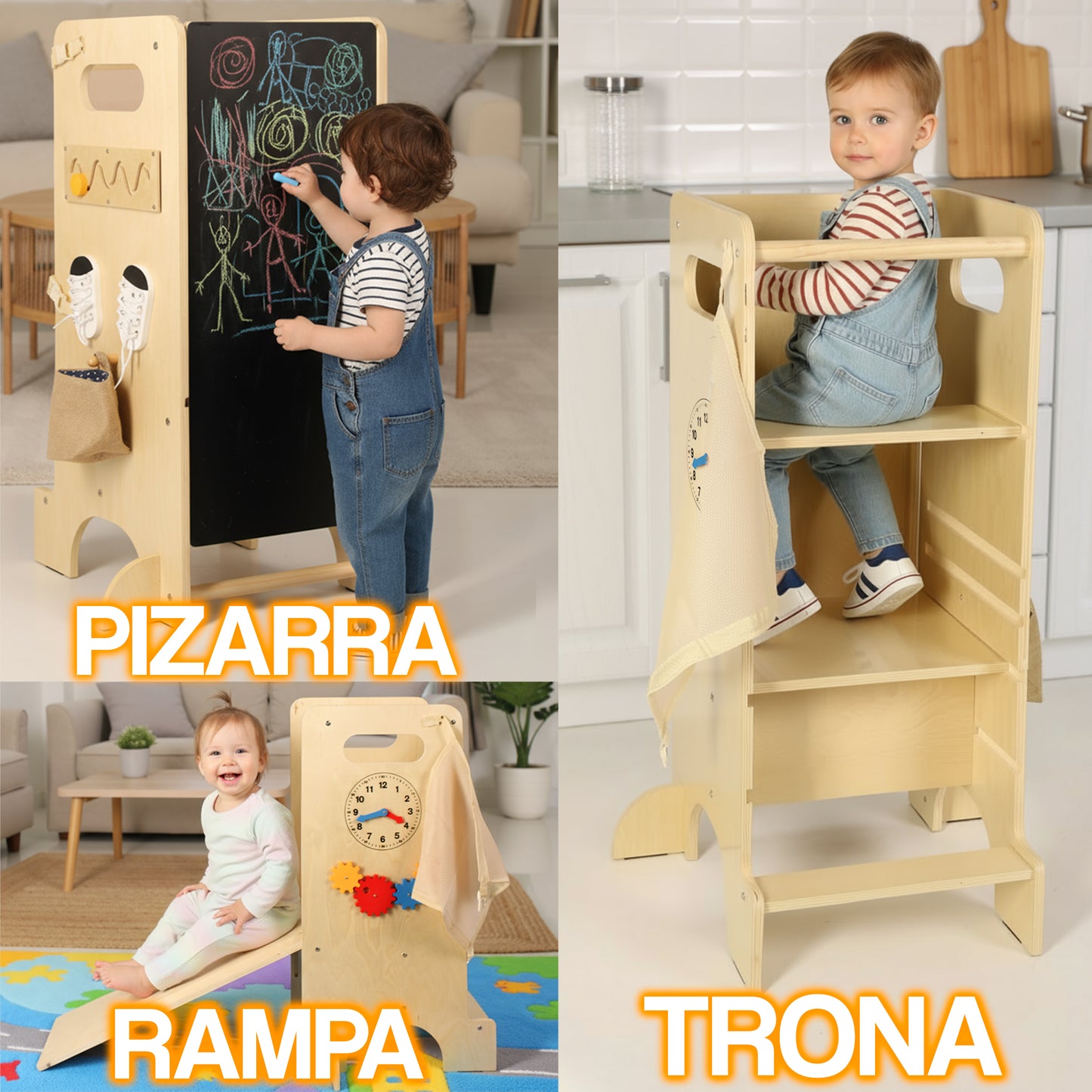 Torre de Aprendizaje Multifuncional 5 en 1