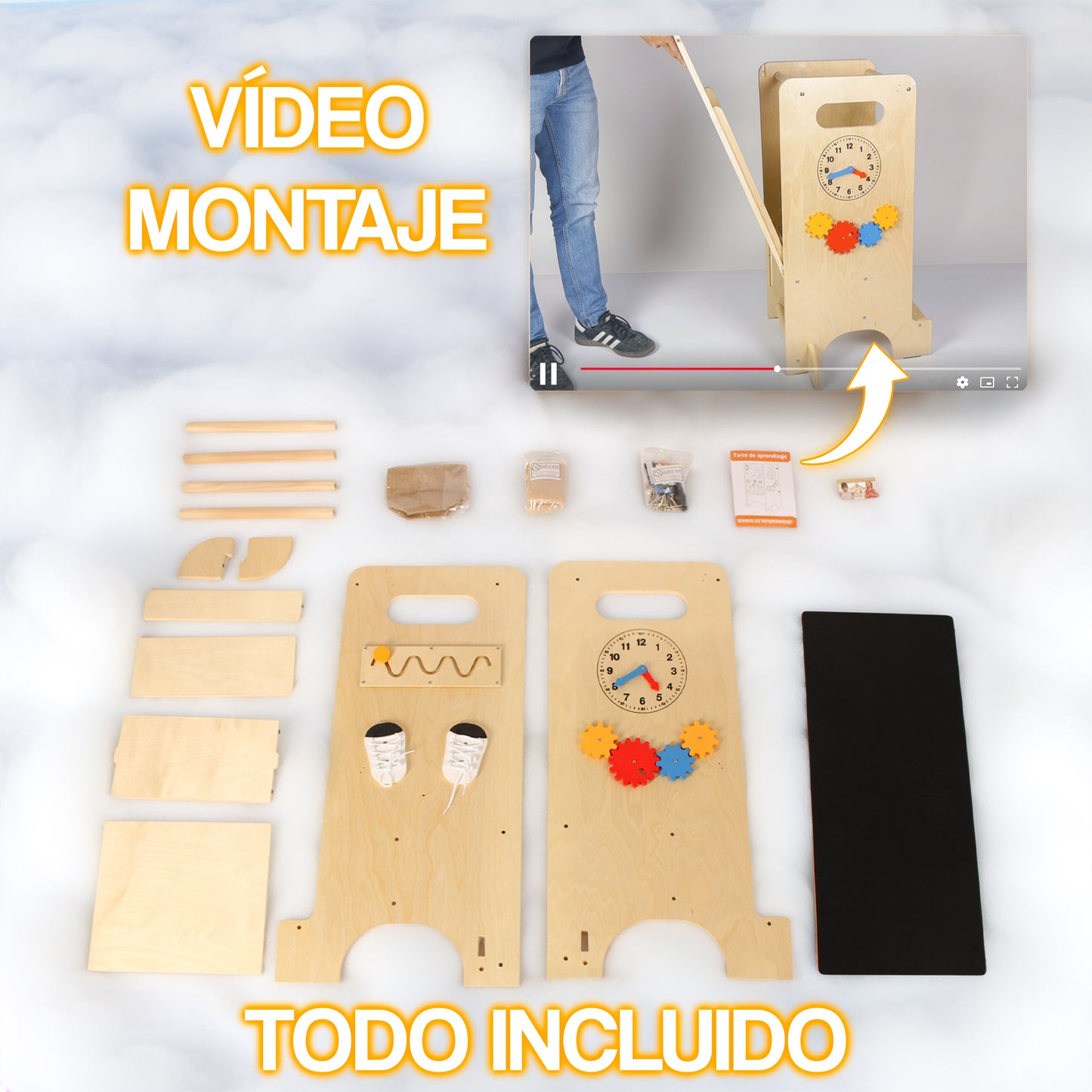 Torre de Aprendizaje Multifuncional 5 en 1